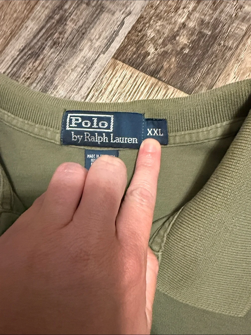 Polo Ralph Lauren Men's XXL Green Polo Shirt